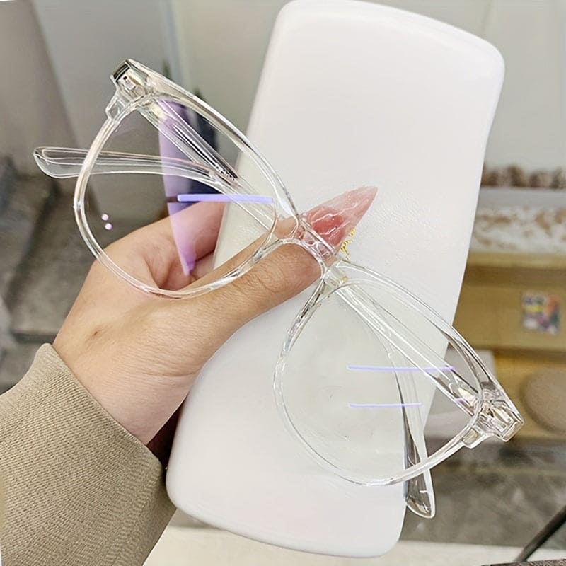 Computer and Reading Glasses Work From Home Vintage Stylish Design Oversized Square Glasses